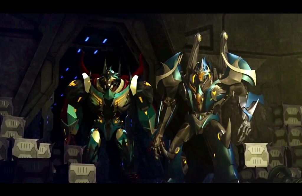 transformers prime darksteel and skylynx