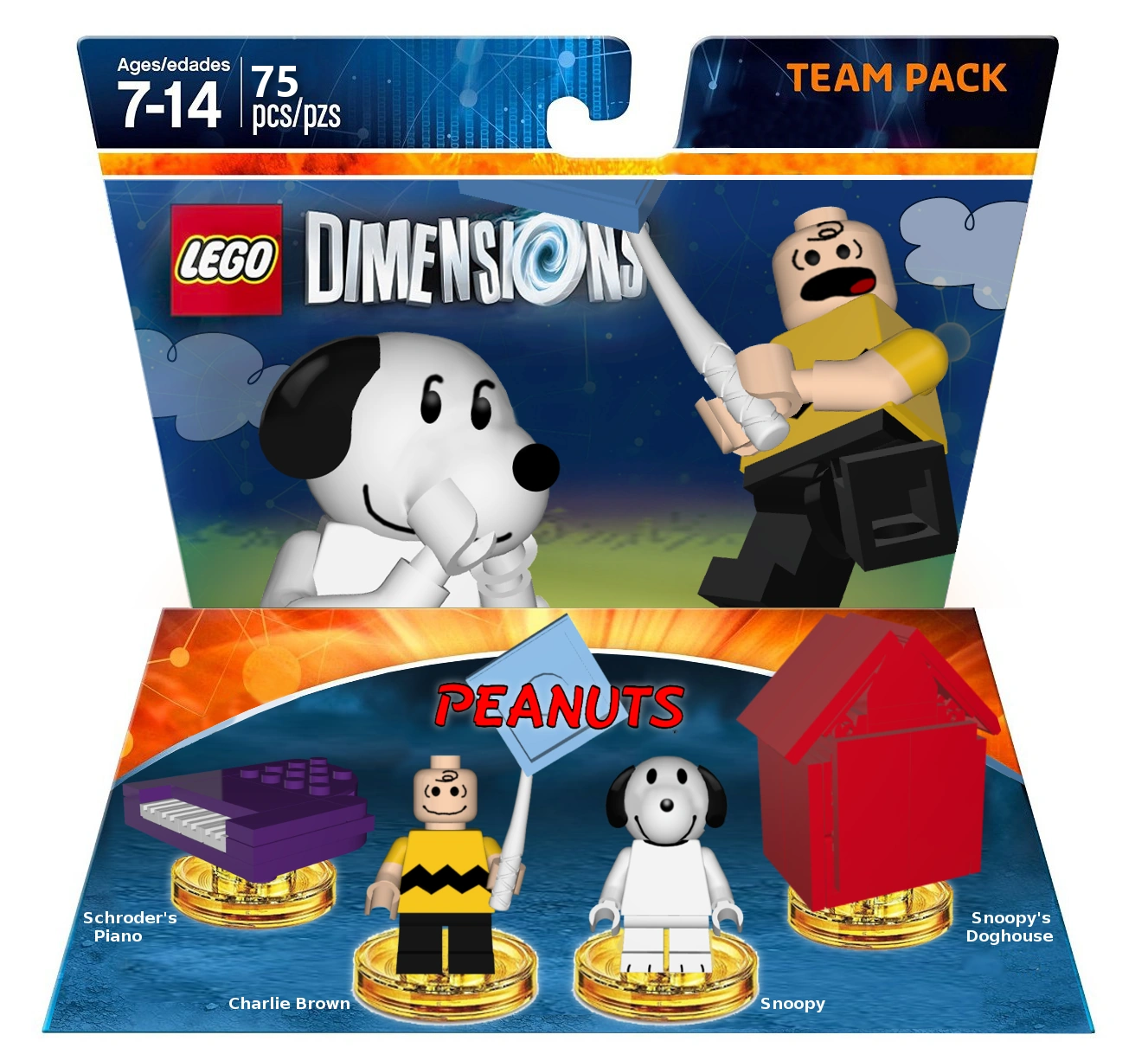 Peanuts Team Pack (Npgcole) LEGO Dimensions Customs Community