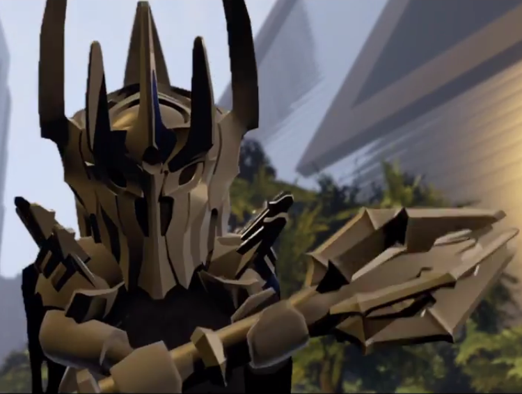 sauron lego minifigure