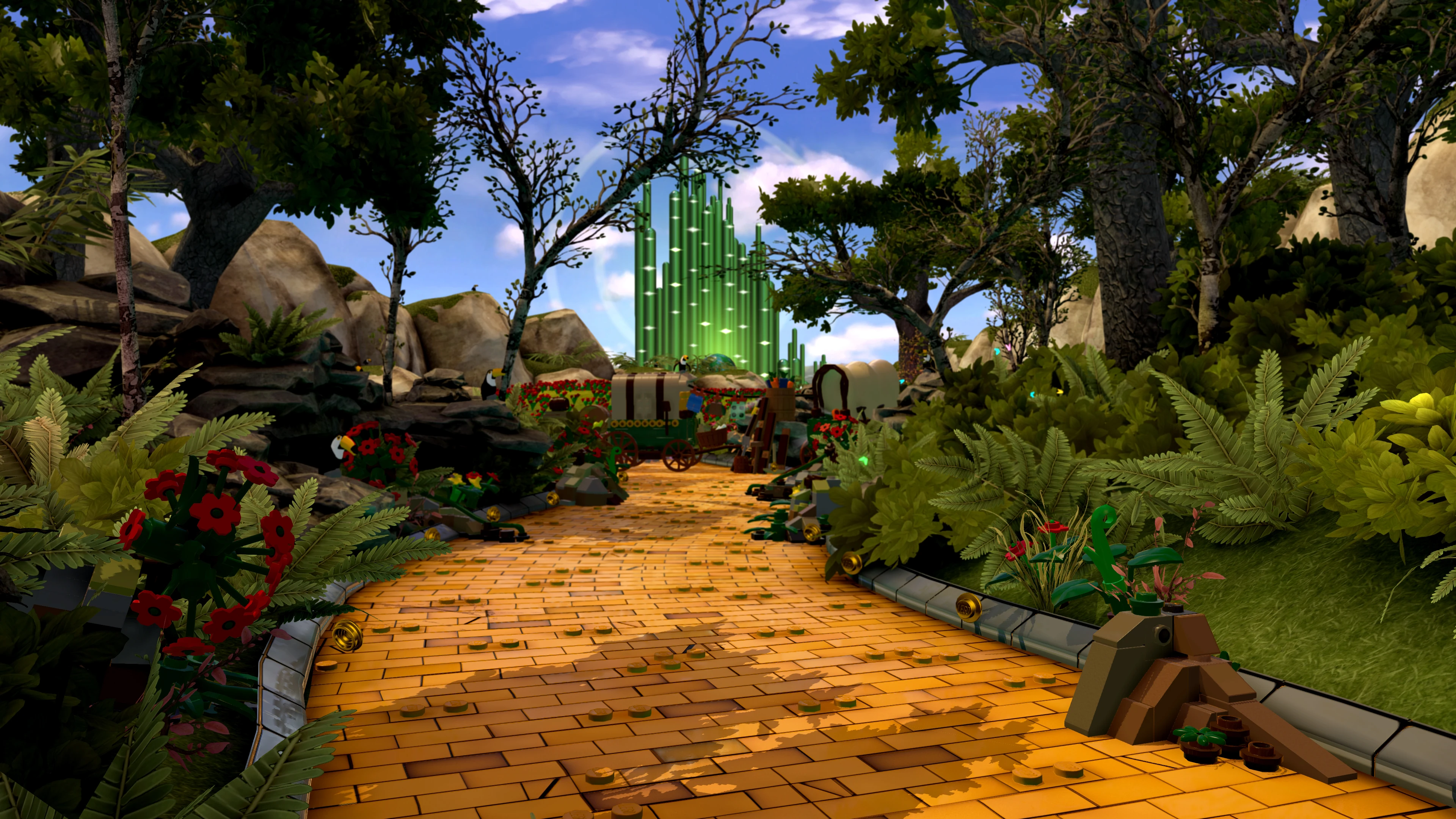 yellow brick road lego