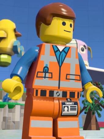 emmet lego character