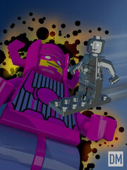 is galactus a Massive Figure in lego marvel super heroes and also can he transform into a massive figure it is because on the lego marvel wiki it says that he is