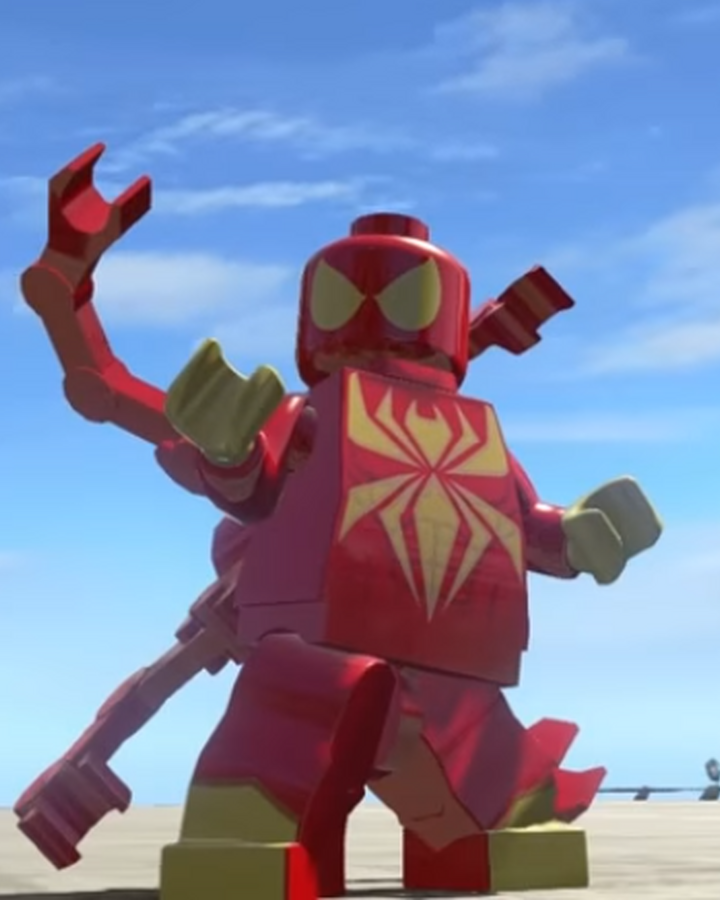 iron spider en lego