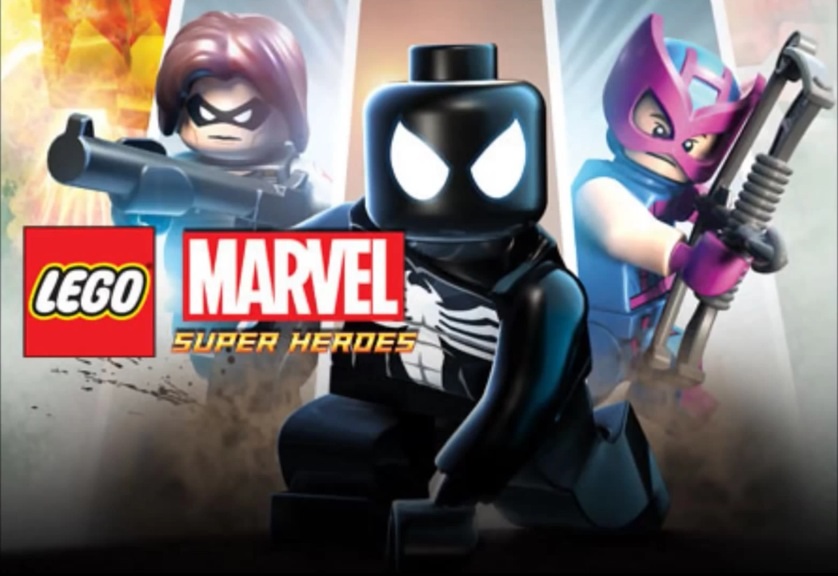 lego marvel superheroes black widow and hawkeye and spider man