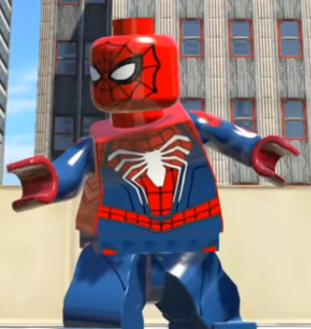 spider man ps4 lego suit