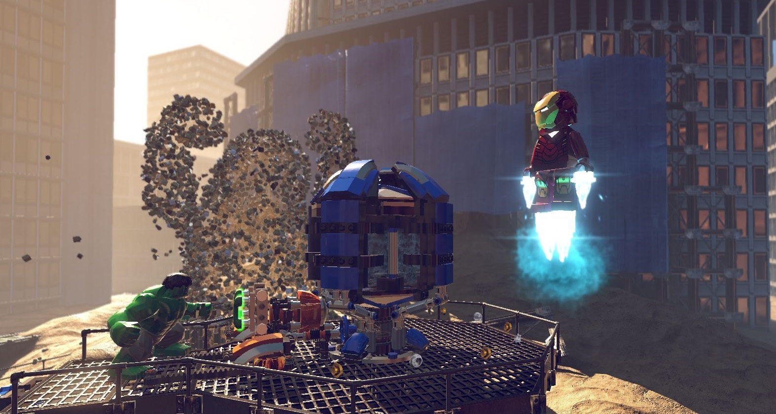 lego marvel avengers sandman