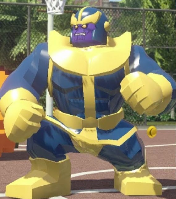 thanos snap lego