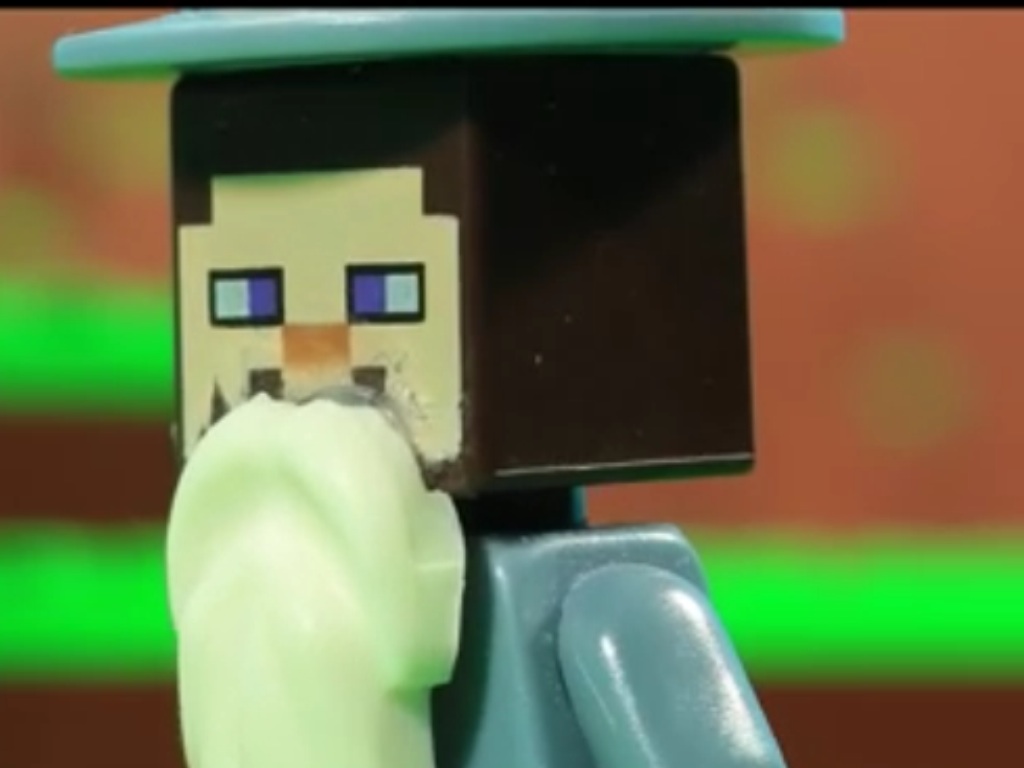 lego minecraft herobrine
