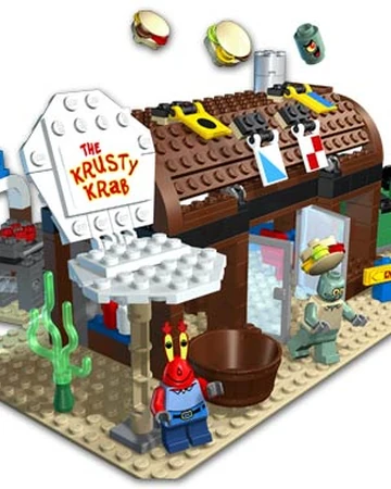 lego spongebob krusty krab set