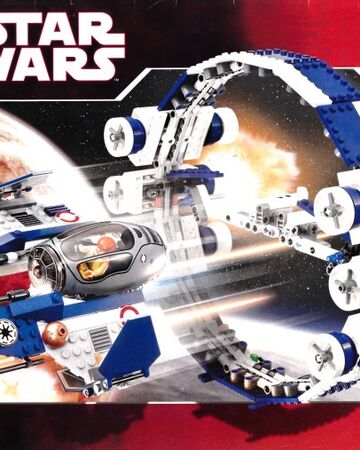 lego star wars jedi starfighter with hyperdrive
