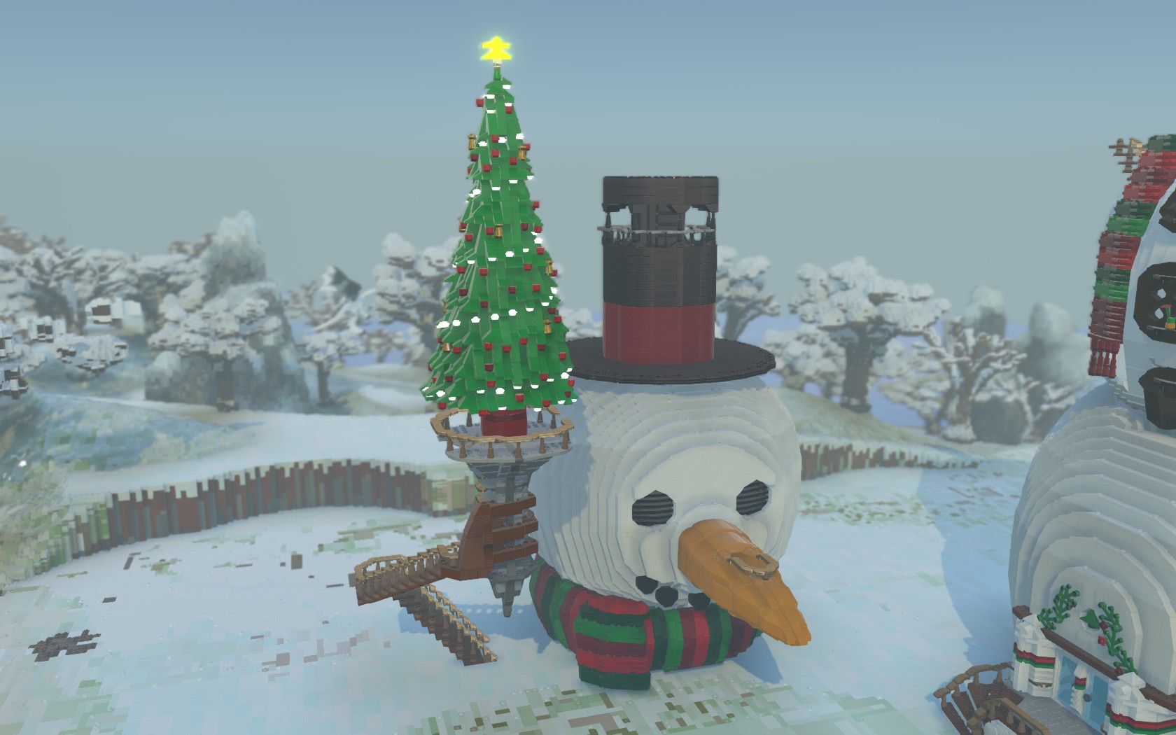 lego worlds giant christmas tree