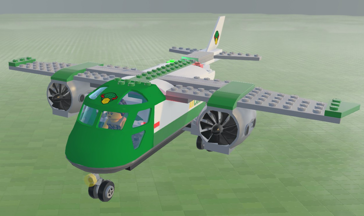 flying lego plane