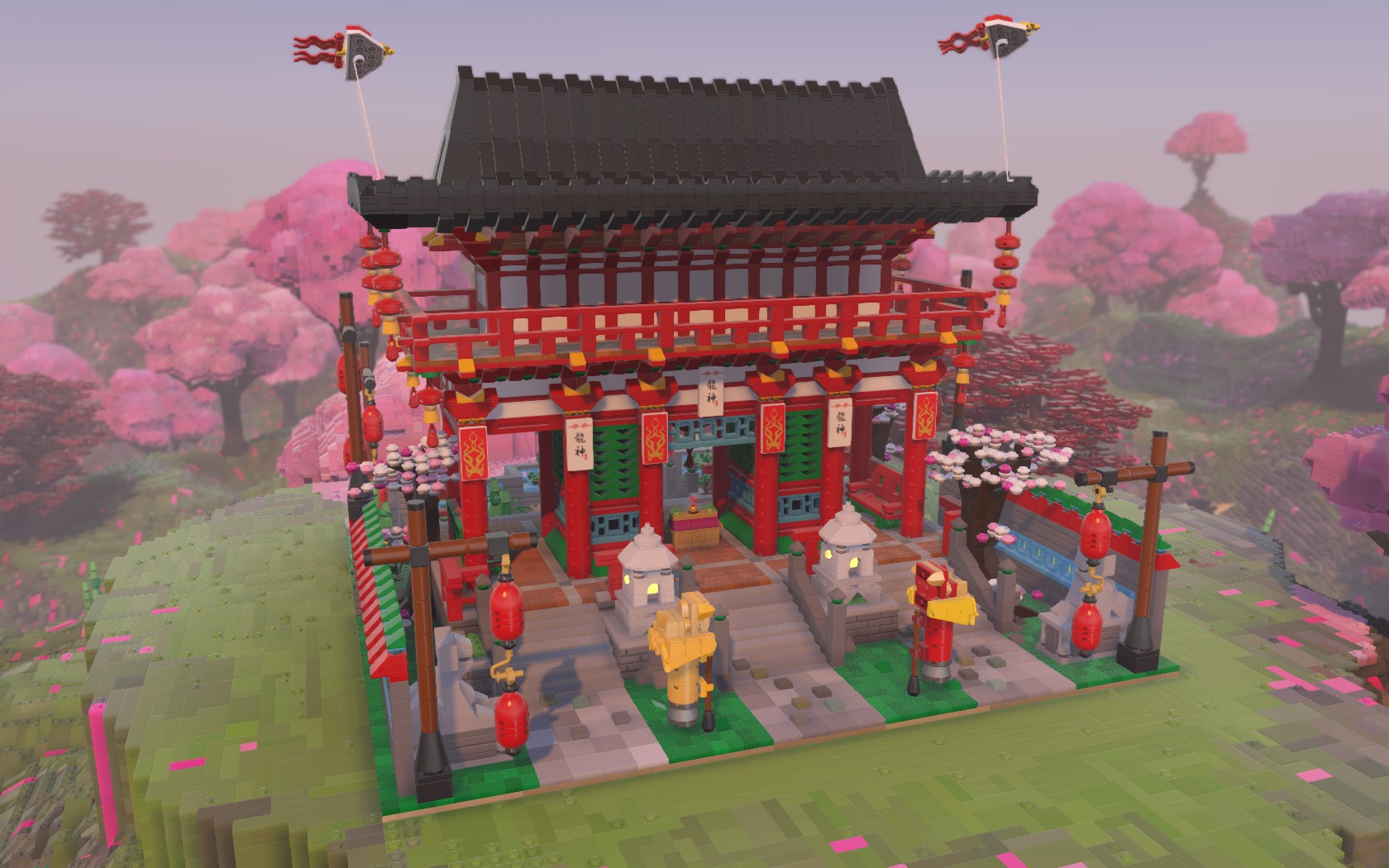 Chinese New Year Temple Gate | Lego Worlds Wiki | Fandom