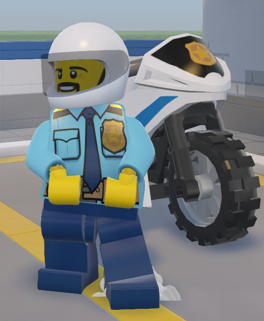 lego worlds police station code