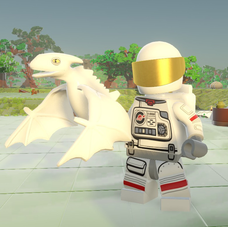lego worlds how to get a dragon in the easiest way
