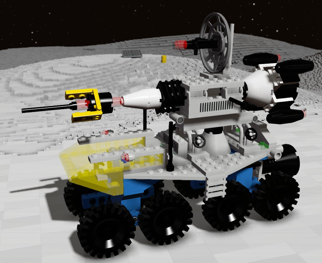lego space rocket launcher