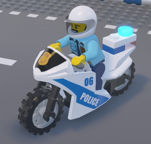 lego police motorcycle set