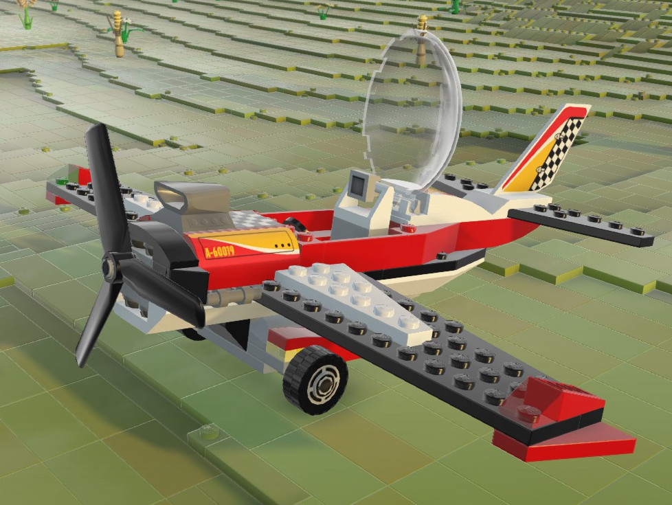 lego city stunt plane