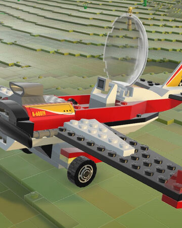lego red plane