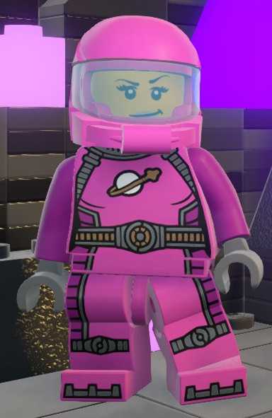lego pink astronaut