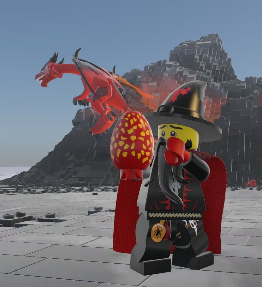 how to get the dragons in lego worlds without the quest chain