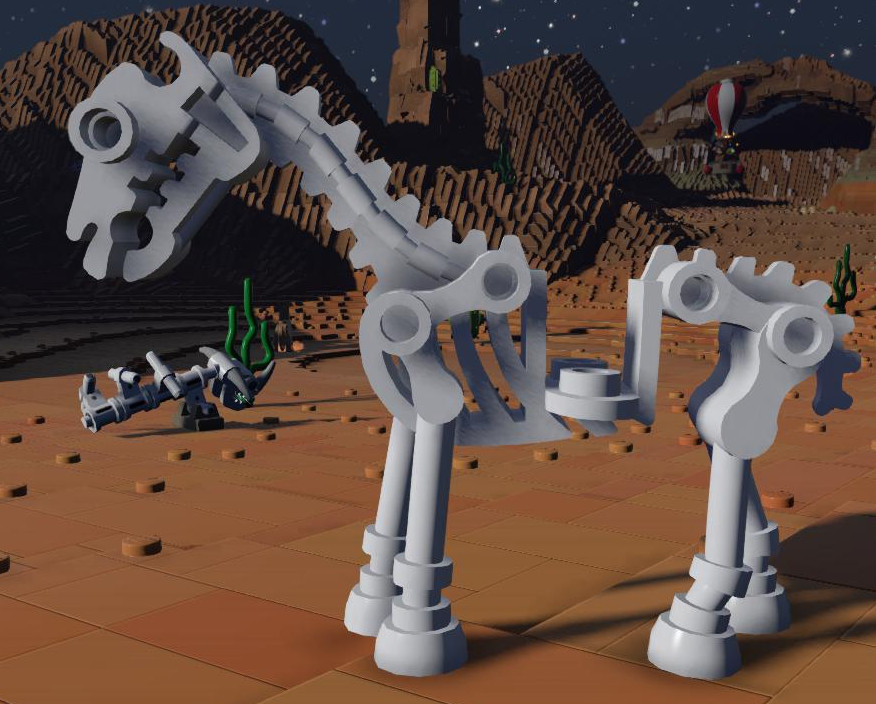 lego minecraft skeleton horse