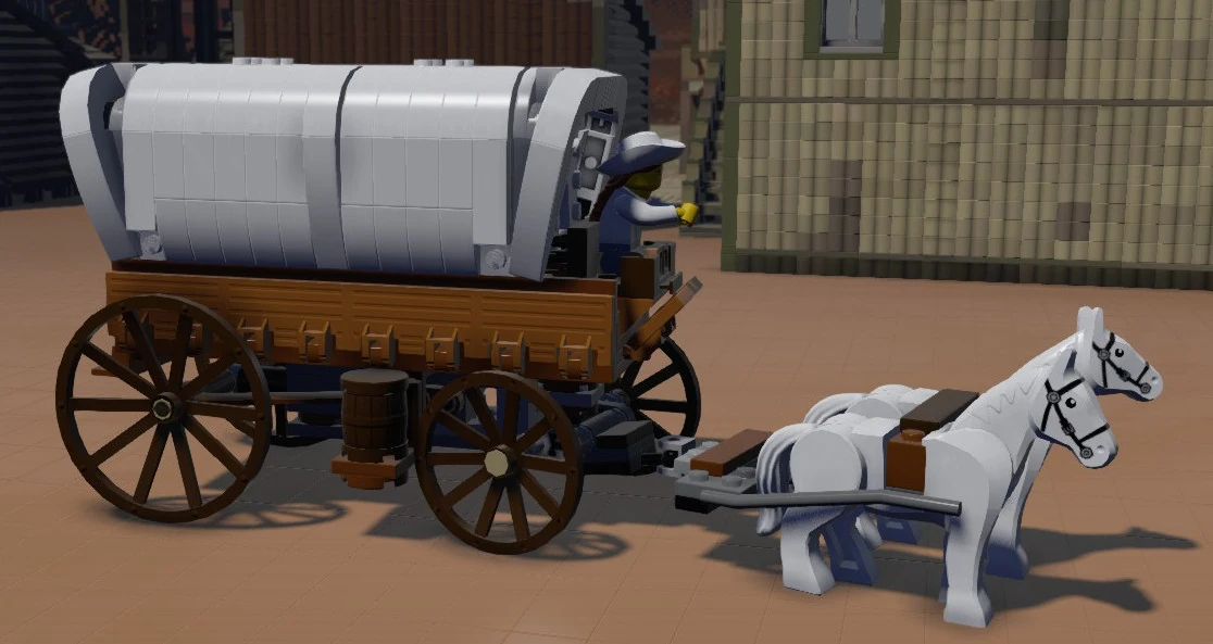 Covered Wagon Lego Worlds Wiki FANDOM powered by Wikia