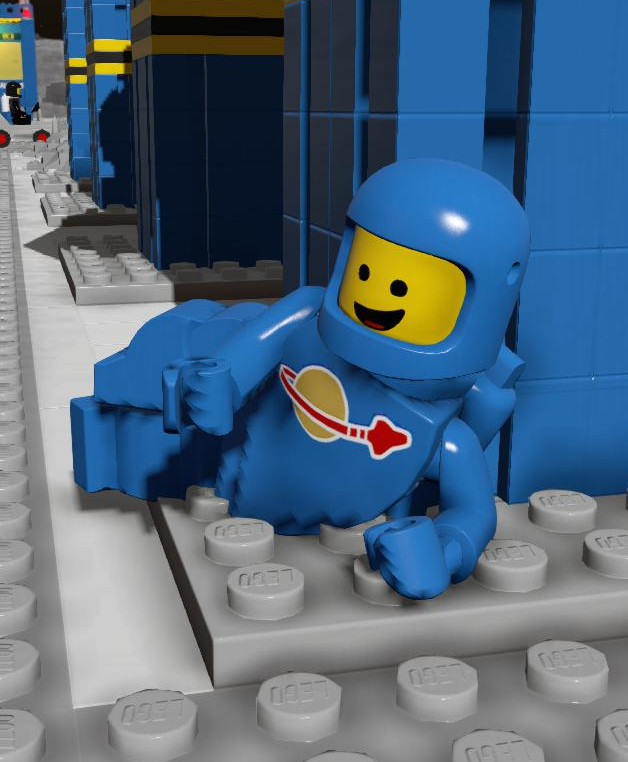 lego blue astronaut