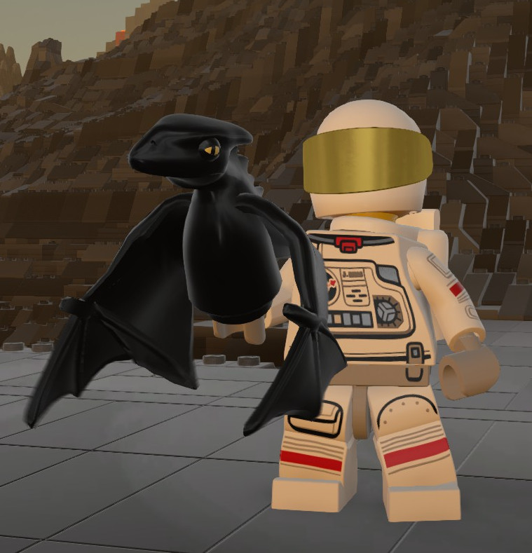 how to get a baby dragon in lego worlds