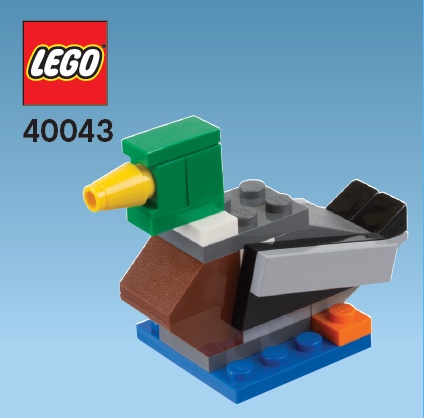 lego minecraft duck