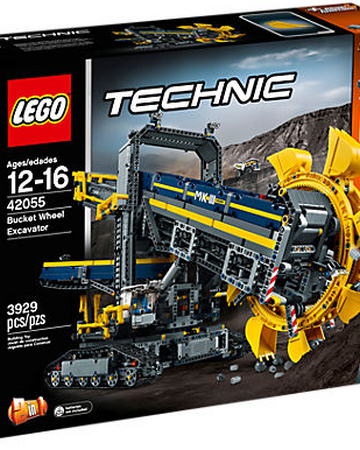 lego technic wheel excavator