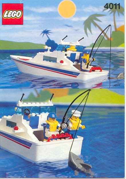 lego boat that floats in water
