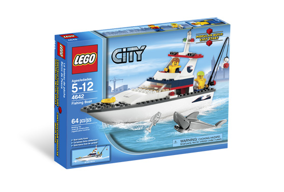 lego fishing boat 4642