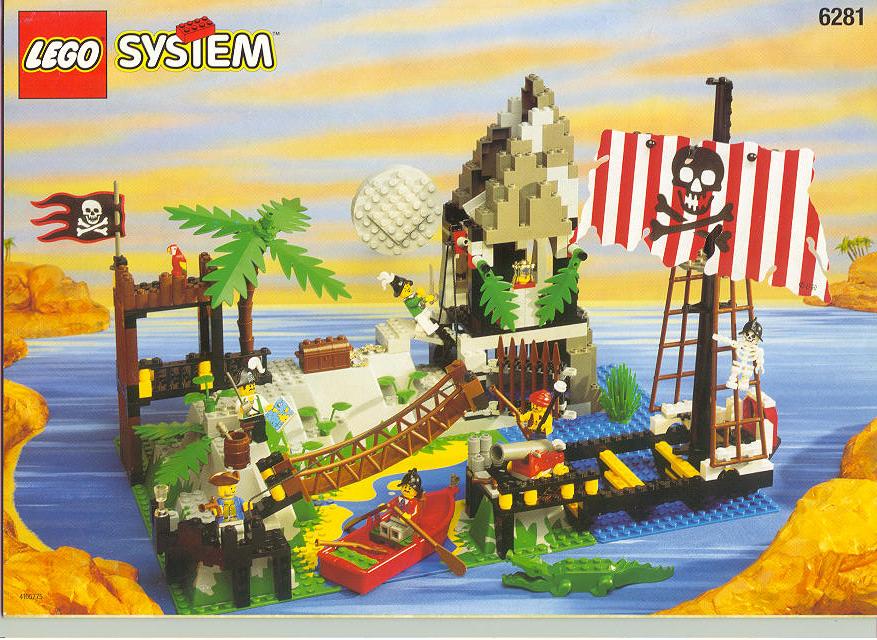 lego pirate island 1990s