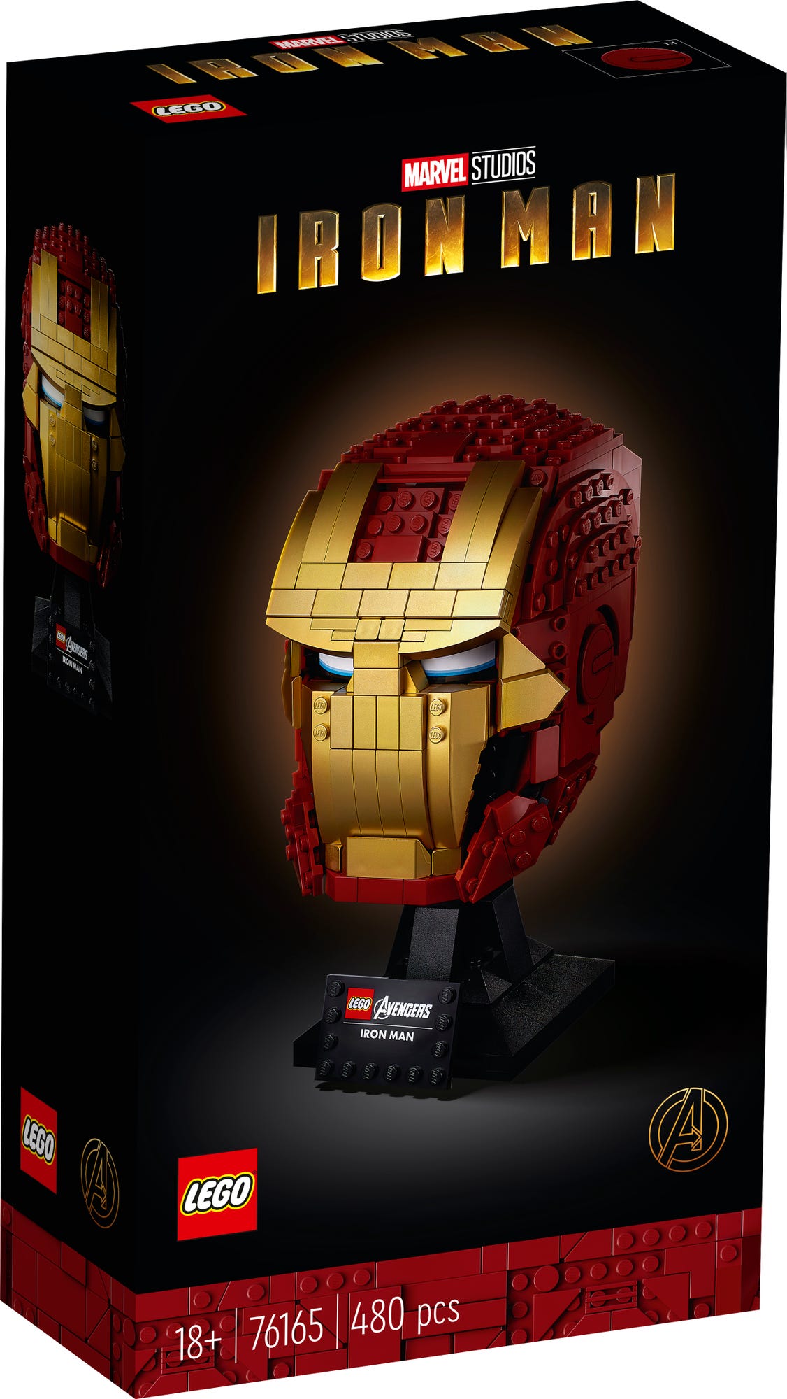 lego iron man poster