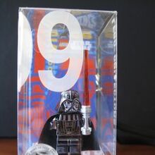 chrome lego darth vader
