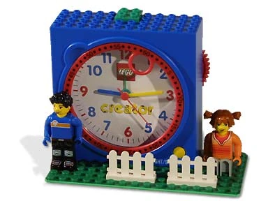 lego figure alarm clock