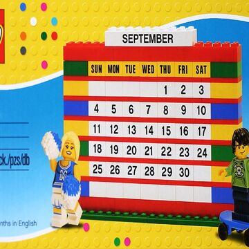 lego block calendar