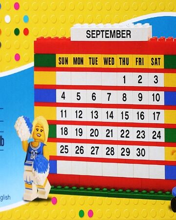 lego block calendar