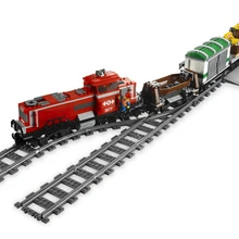 lego red cargo train
