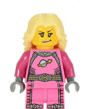 pink lego spaceman