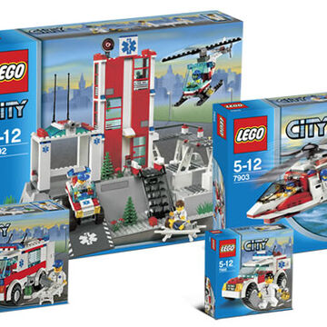 lego city ambulance station