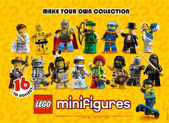 lego minifiguras serie 1