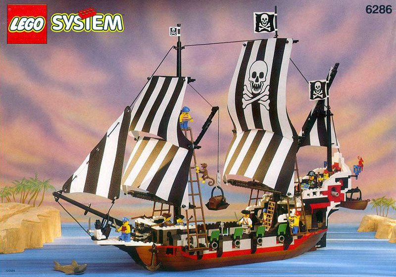 giant lego pirate ship