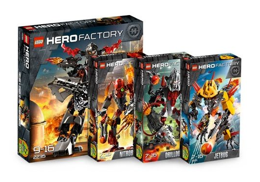 lego hero factory 2011