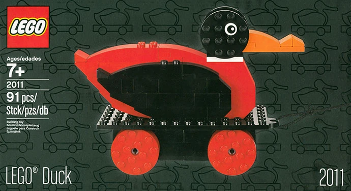 lego wooden duck