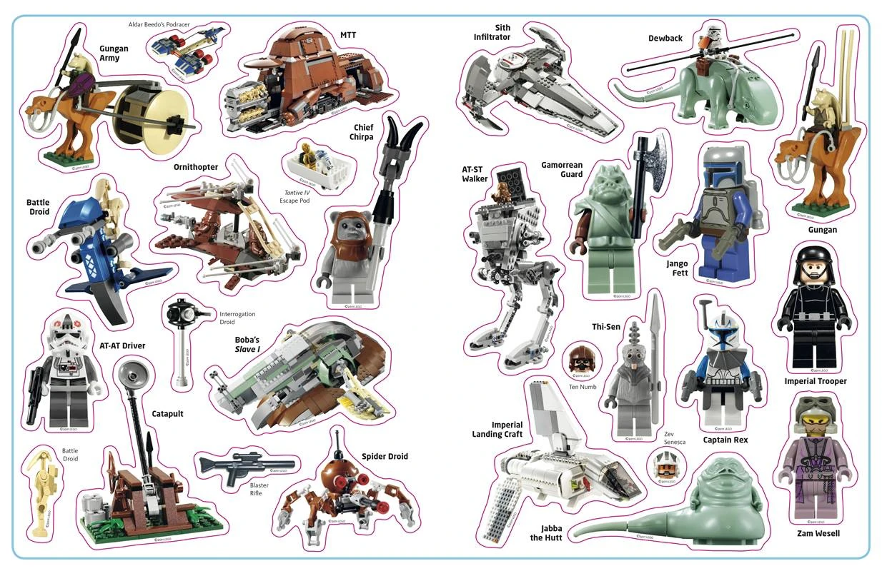 LEGO Star Wars Villains Ultimate Sticker Collection Brickipedia