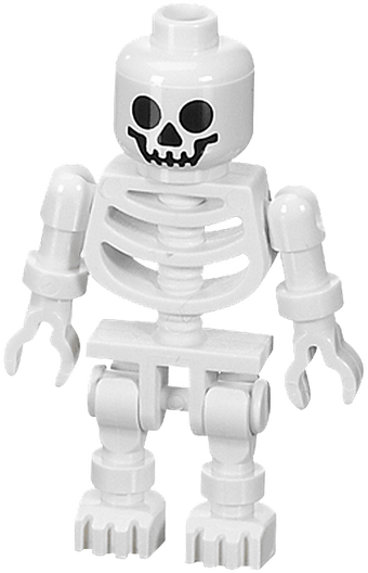 LEGO Classic White Skeleton Head Lot of 3 Halloween Potter Adventurer