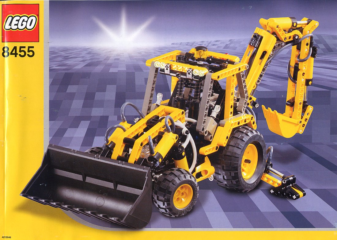 lego technic yellow digger