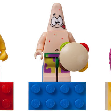 Lego® Spongebob Minifigur Patrick Super Hero aus Set 3815 Neu